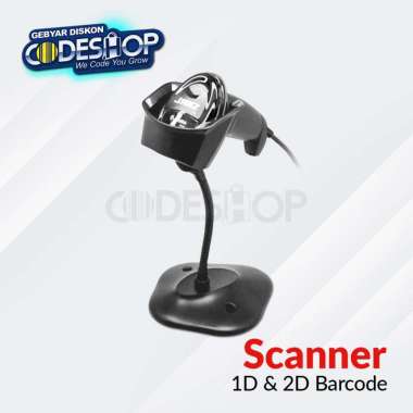Janz DS1001 Scanner Barcode 1D 2D Imager Scan QR Code USB Plus Stand by Zebra DS10