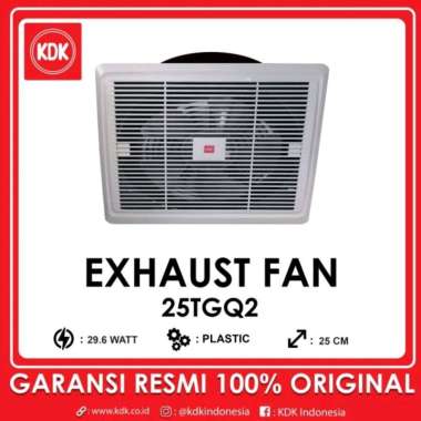 KDK 25TGQ2 Ceiling Mount Kipas Exhaust Fan Plafon Langit Langit 25 cm 10 inch 30 watt