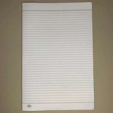 Kertas Double Folio Bergaris Sidu 1 Lembar