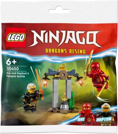 LEGO Ninjago - 30650 Kai and Rapton Temple Battle Polybag Set Dragon Rising Building Kid Spinjitzu N