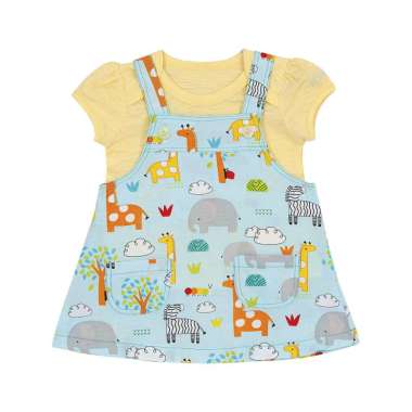 TORIO Jumper Set Safari - Baju Setelan Jumper Anak Perempuan 3-6 bulan