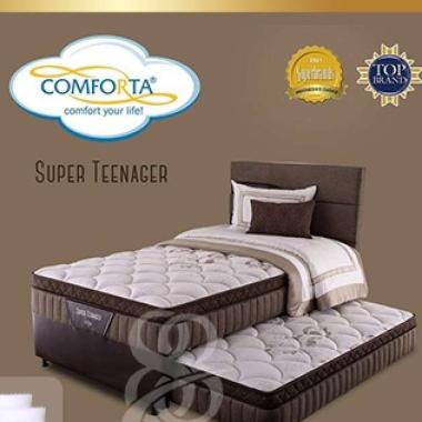 SpringBed Comforta Sorong Latex SUPER TEENAGER Set Spring Bed Kasur Tingkat Anak 100x200