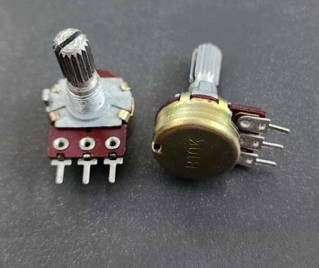 Potensio 10K Mono Panjang Tuas Spindle 2cm