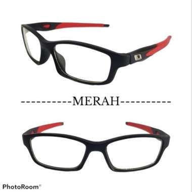 Frame Kacamata SPORT LENTUR ELASTIS Pria Wanita [FJ1] Merah