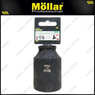MOLLAR B13660 Deep Impact Socket 41 mm Mata Shock Panjang 1/2" Wrench