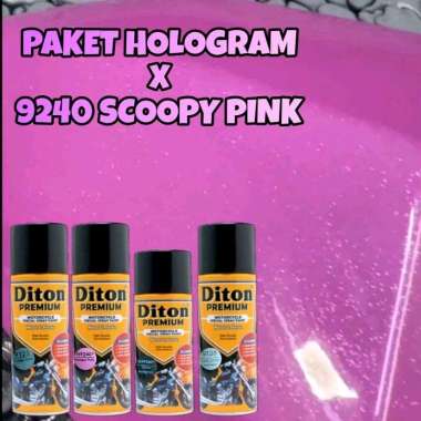 PAKET 4 KALENG hologram pink pilox pilox cat pilox diton premium 9120 primer grey 400cx 9240 scoopy 