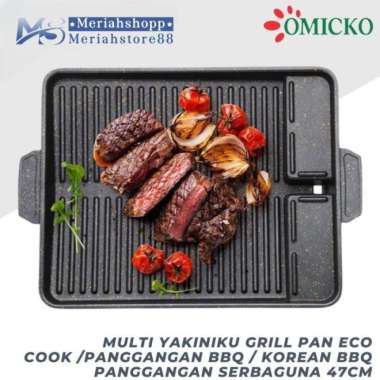 YAKINIKU UGO KOREAN BBQ Grill Pan Plate Alat Panggang Pemanggang Marbl
