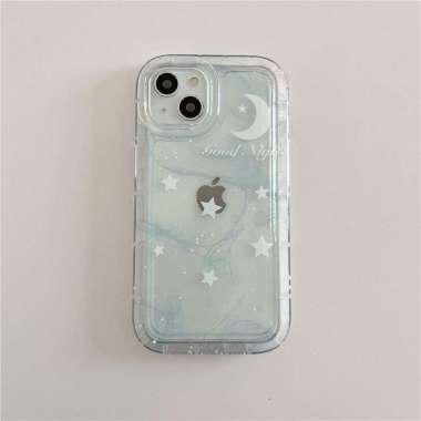 Airbag Starry Dream Case Iphone 15 15 Pro 15 Pro Max / Casing Hp, MOTIF GOOD NIGHT, TIPE HP IP 15PRO