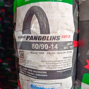 BAN LUAR KINGLAND 80/90-14 KING PANGOLINS TL Original 100%
