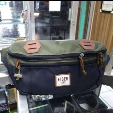Tas Pinggang Eiger waist bag Nativer slempang original navy