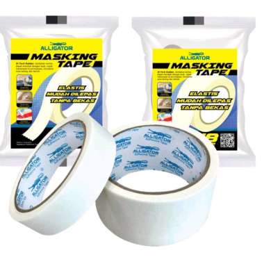 Alligator Masking Tape Lakban Kertas 24 mm