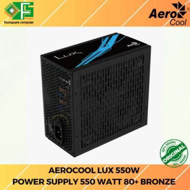 Aerocool LUX 550 Watt 80+ Bronze Power Suply - PSU 550W