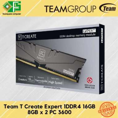 Team T-Create Expert DDR4 16GB Kit PC 3600 | DDR4 16 GB ( 8GB x 2 )