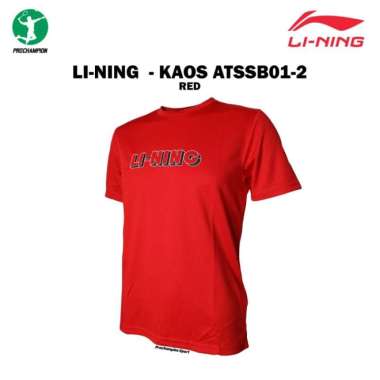 Kaos Jersey Badminton Lining ATSSB01 T Shirt ATSSB01 - Red XXL