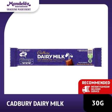 Promo Harga Cadbury Dairy Milk Original 30 gr - Blibli