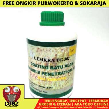 1 KG / LEMKRA TG 302 Cat Coating Pelapis Batu Alam Doff Galon