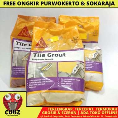 1 KG / SIKA TILE GROUT SEMEN PENGISI NAT KERAMIK KAMAR MANDI WARNA