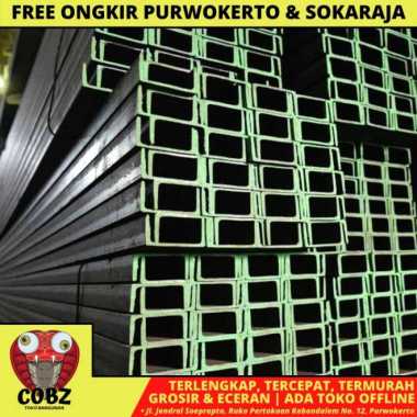 100 MM X 6 M / NM UNP BESI CANAL KANAL U POLOS 100