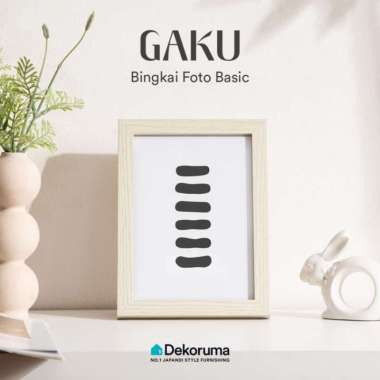 Dekoruma GAKU Bingkai Foto Basic 5R 13 x 18 cm
