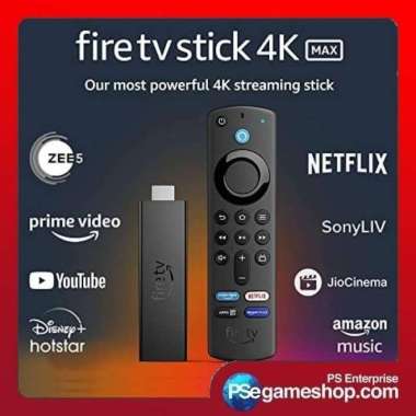 Amazon fire tv stick 4k max Wifi 6 With Alexa / FireTv Stik 4k Wifi6 Garansi 7Hari