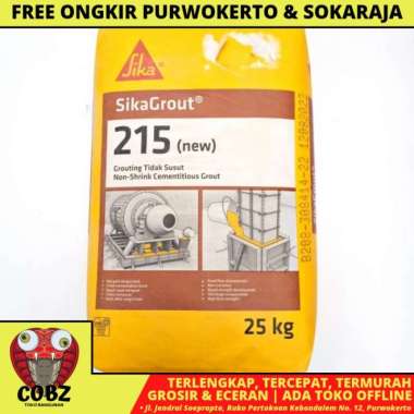 25 KG / SIKA GROUT 215 Semen Grouting Tidak Susut Sak