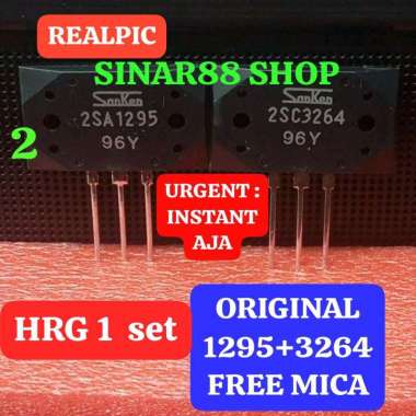 1set 2SA1295 2SC3264 2SA 2SC 1295 3264 SA1295 SC3264 SANKEN TRANSISTOR TR FINAL POWER AMPLIFIER PSU 