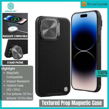 Case Iphone 15 Pro/Pro Max NILLKIN Textured Prop Magnetic MagSafe Casing Iphone 15 Pro Max