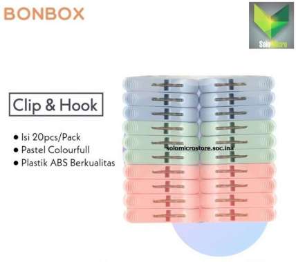 BONBOX BCH21204 Klip Jemuran Baju Plastik Jepitan Laundry Anti Slip