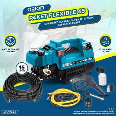 Paket Flexible 65-68 - Orion Superjet100SPX - Selang 15 Meter Aureolin Yellow