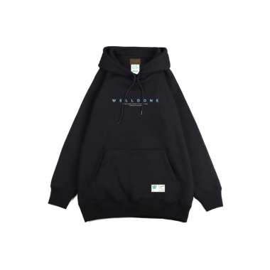 Welldone Sweatshirt Hoodie 280 Gsm - Growth Black Unisex XXL
