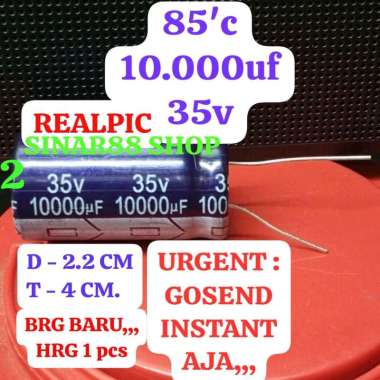 10000uf35v 10000uf 35v 10000mk35v 10000uf 35v 10.000uf 10.000mk 10rb ELCO ELKO EKO ECO CAPASITOR KAP