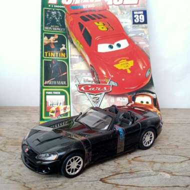 Diecast Welly Dodge Viper SRT10 2003 Black Hitam skala1:24