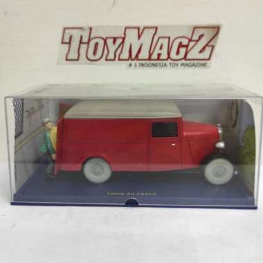 Mobil Resin (bukan) Diecast dan Figure Tintin di Congo (Tintin in Cong