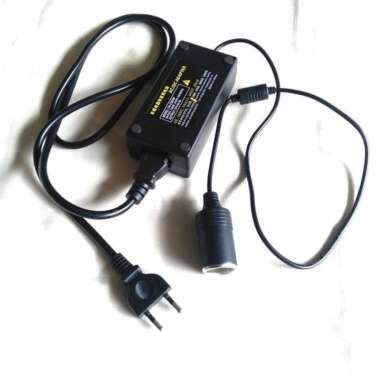 CONVERTER ADAPTOR COLOKAN LIGHTER MOBIL AC KE COLOKAN RUMAH - DC 12V