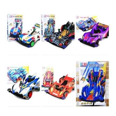 SET 6PCS MOBILAN TAMIYA RAKIT SET RACING CAR POWERFUL ULTRASONIC 4WD
