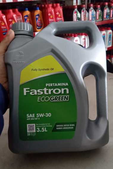 Oli Mesin FASTRON ECOGREEN 3,5L PERTAMINA 5W - 30 Mobil 3500ML