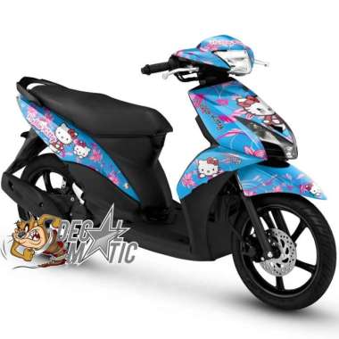 Stiker Variasi Decal Full Body Motor Yamaha Mio GT Mio J Hello Kitty 4 Mio GT Biru