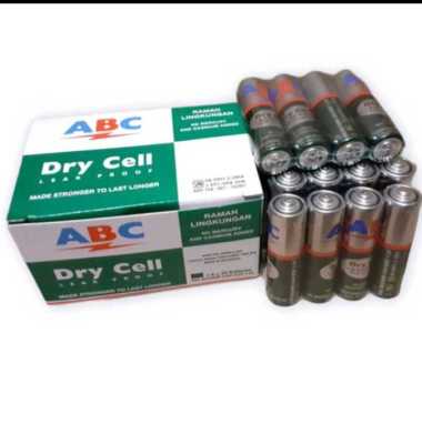 1 pack BATERAI ABC AA / BATTERY AA / BATERAI ABC | baterai ijo 4 pcs hitam photo