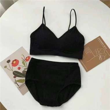 Bra Set BH dan CD Wanita 1 Set Pakaian Dalam Perempuan BH Sport Fashion Yoga Import Jepang Korean Hi