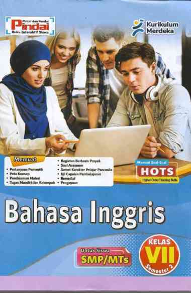 Buku LKS Bahasa Inggris kurikulum Merdeka Kelas 7 SMP/MTs Semester 2