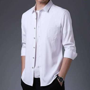 Verish kemeja pria formal / kemeja pria lengan panjang / kemeja pria polos / kemeja casual / fashion
