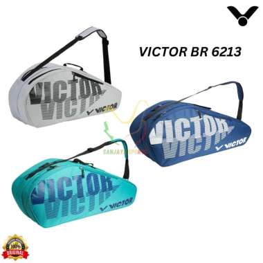 TAS BADMINTON BULUTANGKIS VICTOR BR 6213 BR6213 ORIGINAL ABU ABU