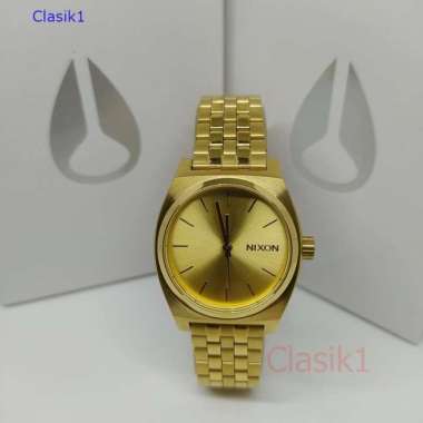 Original 100%!! jam tangan wanita NIXON A1130502 Tali besi warna GOLD Garansi Resmi 2 Tahun