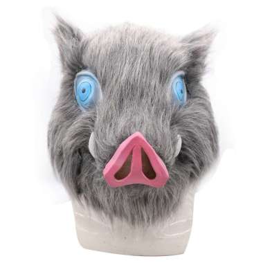 Verish TOL-09 topeng kimetsu no yaiba inosuke pig mask demon salyer bulu high quality