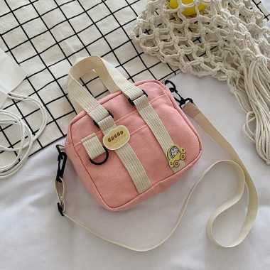 Verish TM-42 tas selempang seifuku mini bag kecil wanita import korea jepang PINK