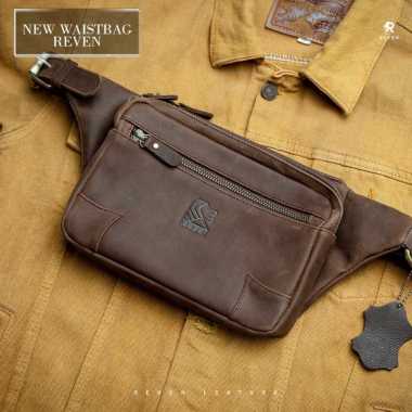 Verish Tas Selempang Weistbag Waist Shoulder Waistbag Wesbag Weisbag Bag Slempang Pria Kulit Asli Re