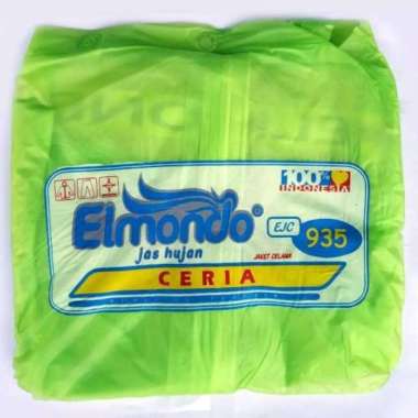Jas Hujan Jaket Celana ELMONDO Ceria Murah Type 935- SETELAN hijau 935 Elmondo