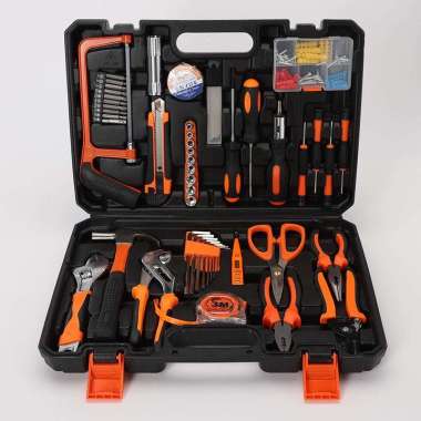 Toolbox Tool atau Hand Toolset atau Tool Kit Set atau Toolkit Toolbox 112 PCS SET