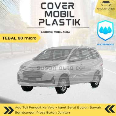 Sarung Mobil Plastik AVANZA Body Cover Mobil avanza Transparan PE8