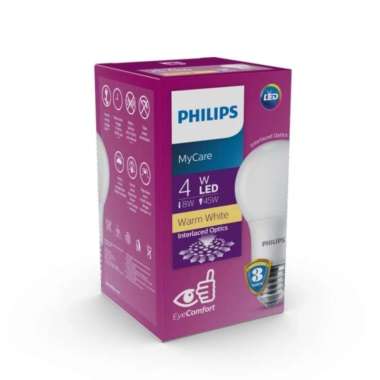 Philips LED Bulb MyCare Satuan 12 WATT KUNING